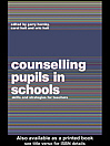 Counselling Pupils in Schools